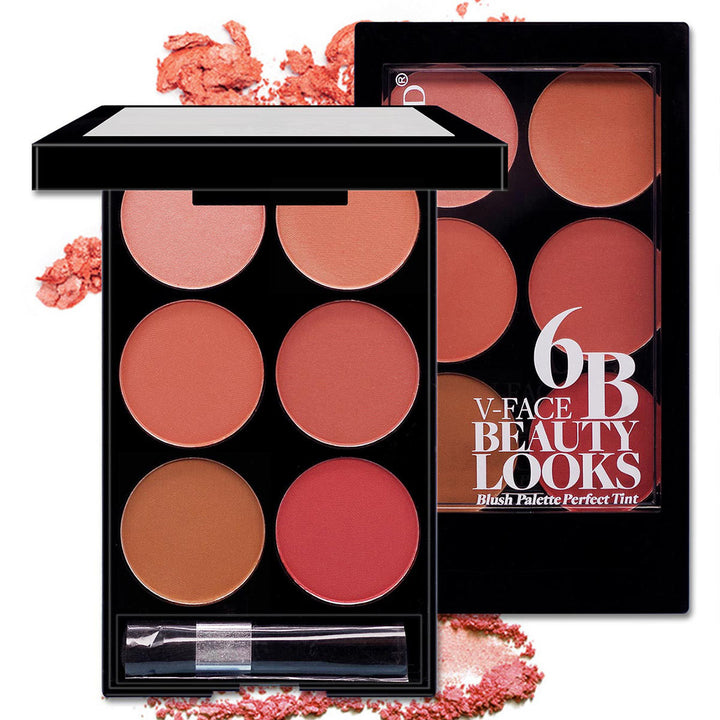 V-Face Six-Color Blush Palette: Your Go-To for Every Occasion