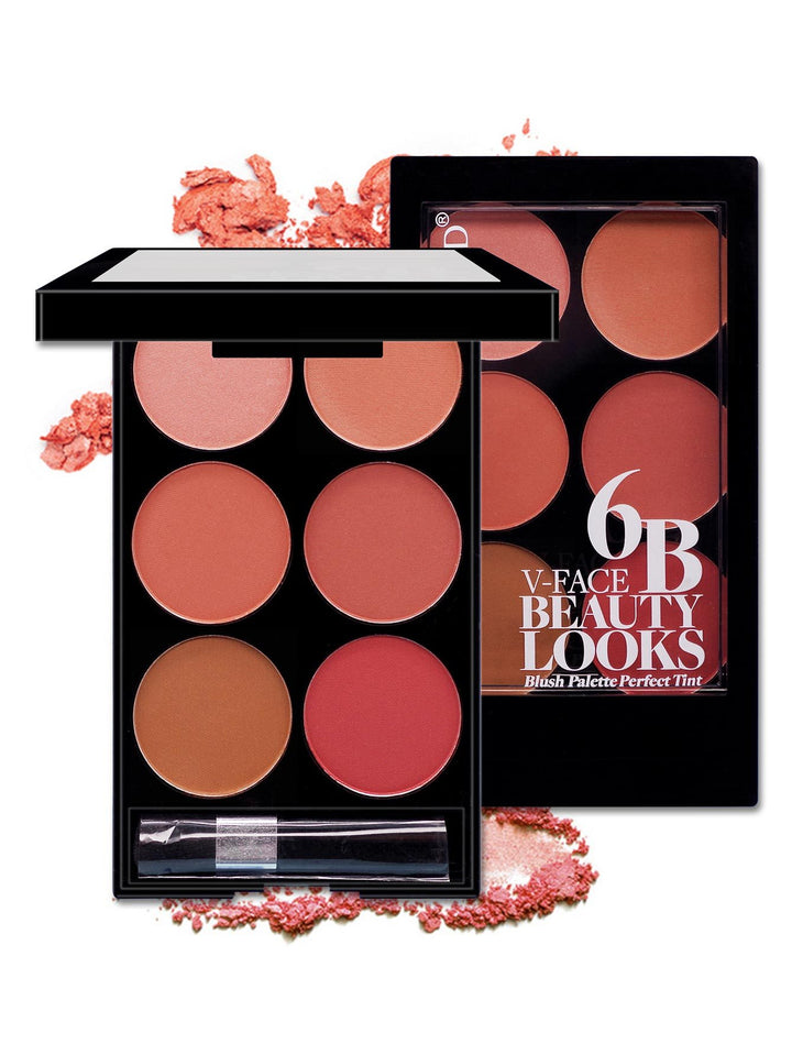 V-Face Six-Color Blush Palette: Your Go-To for Every Occasion